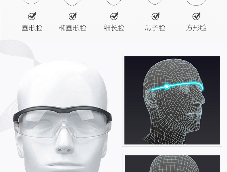 Honeywell霍尼韋爾110200S600A流線型防沖擊防刮擦防護(hù)眼鏡圖片3