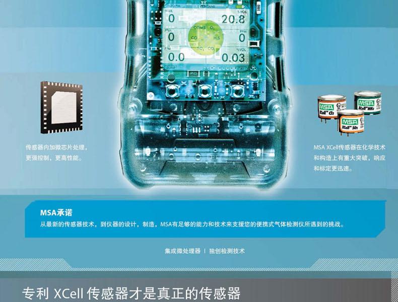 梅思安10176752天鷹5X便攜式多種氣體檢測(cè)儀圖5