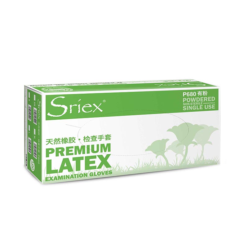 施?？礢riex P680天然乳膠檢查手套圖片
