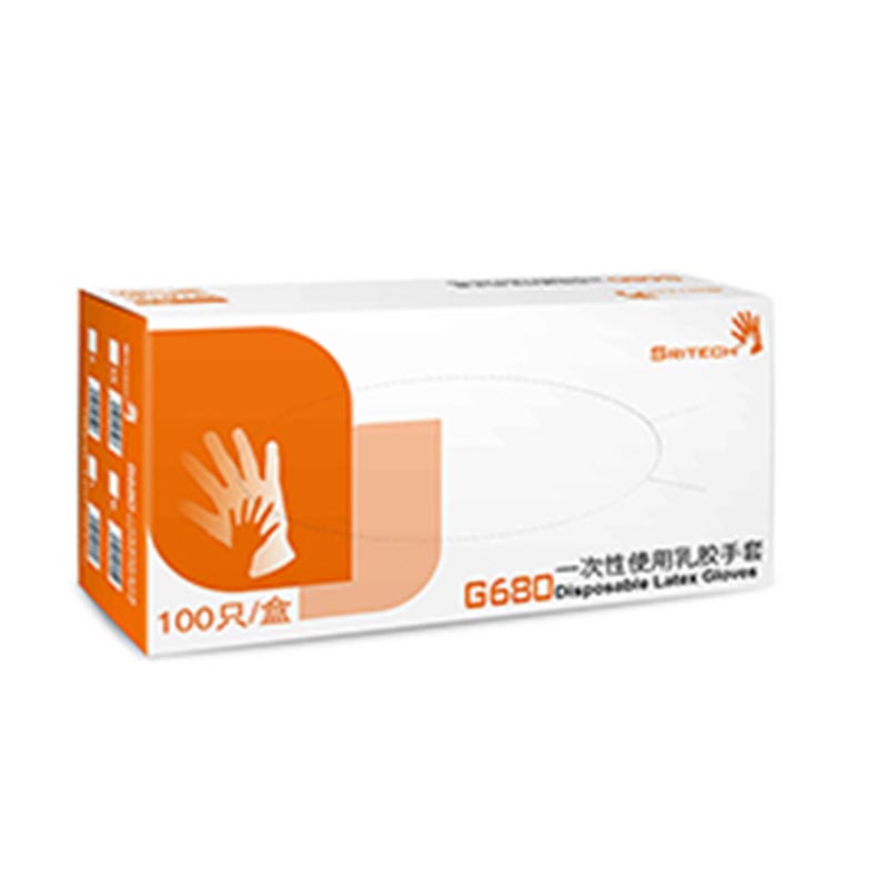 施?？礢RITECH G680天然乳膠一次性手套圖片