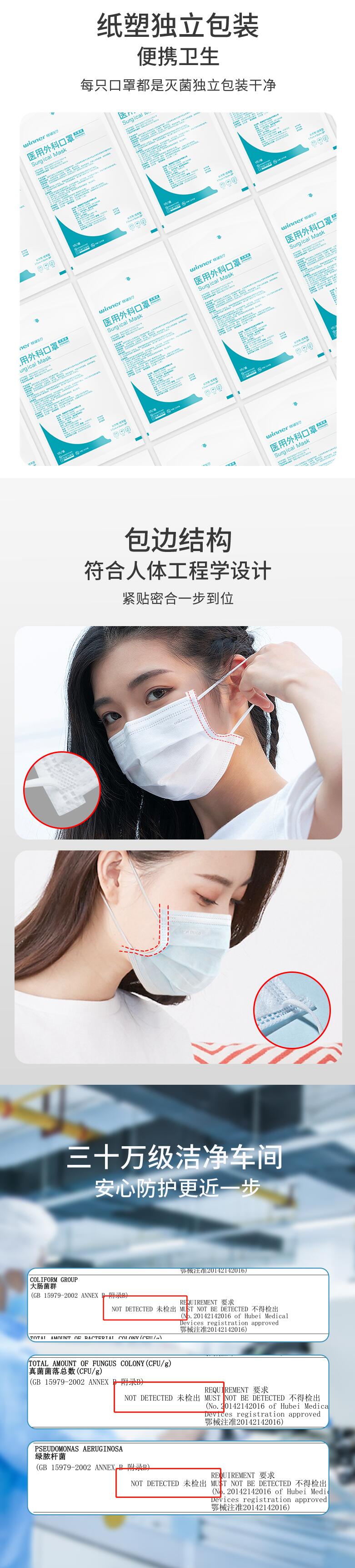 穩健604-005326滅菌醫用外科口罩圖片3