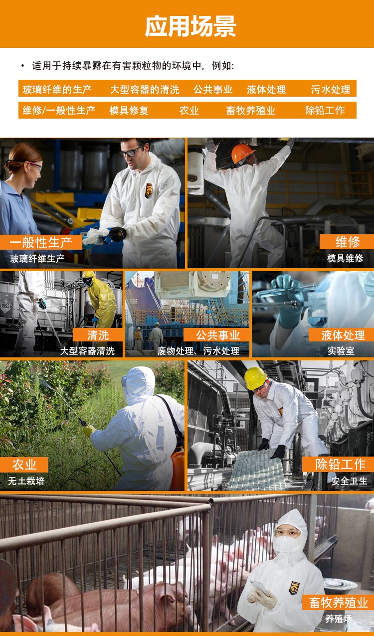 金佰利98802 KLEENGUARD A36白色連體防護(hù)服L圖片7