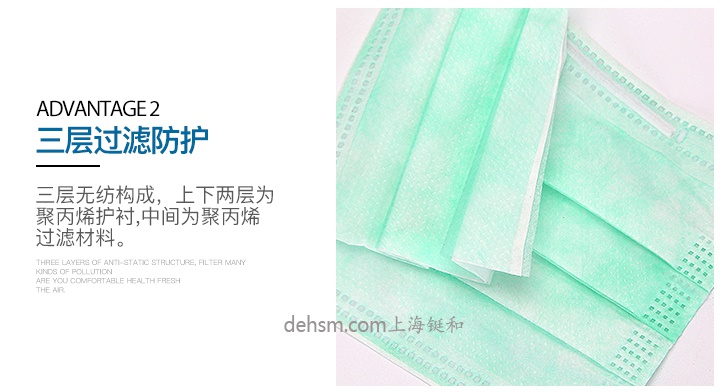 3M1827醫用外科口罩三層過濾防護