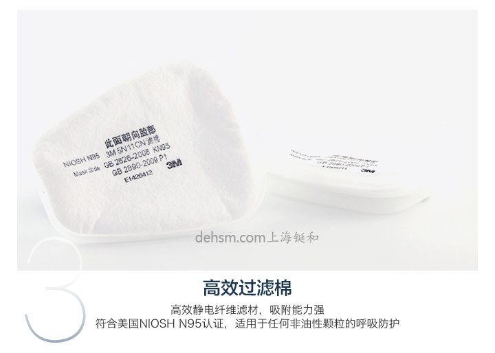 3M7502+6006防多種氣體防毒面具KN95過(guò)濾棉