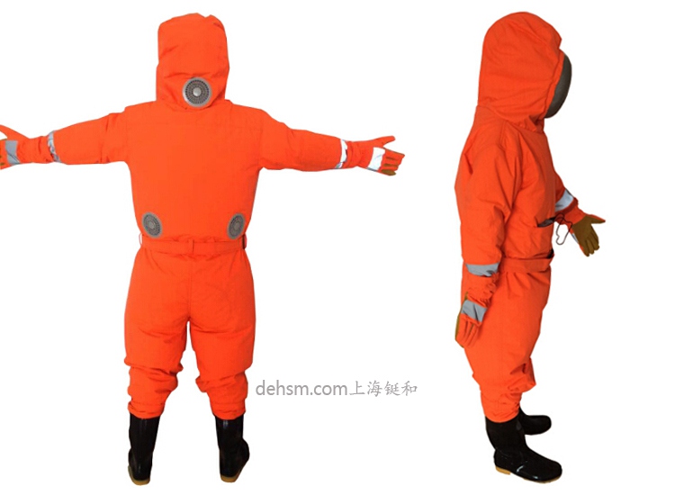 DH1030風扇型防蜂服圖片-反面、側面